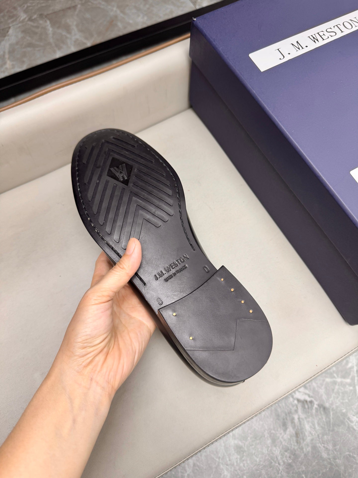Mocassin 180 en cuir noir