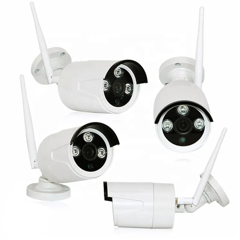 KIT de 4 Camera WIFI avec NVR + moniteur combiné LCD 7,1" TuyaSmart