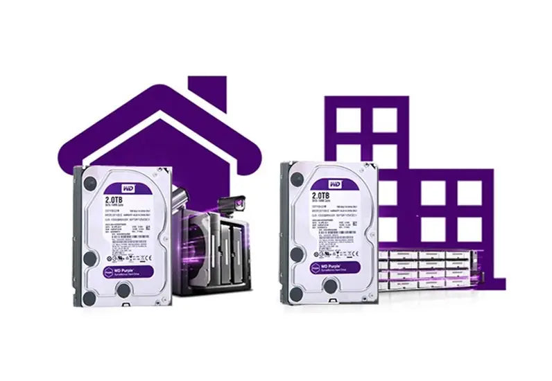 Disque dur HDD 1 To de marque Western Digital pour NVR de caméra de vidéosurveillance