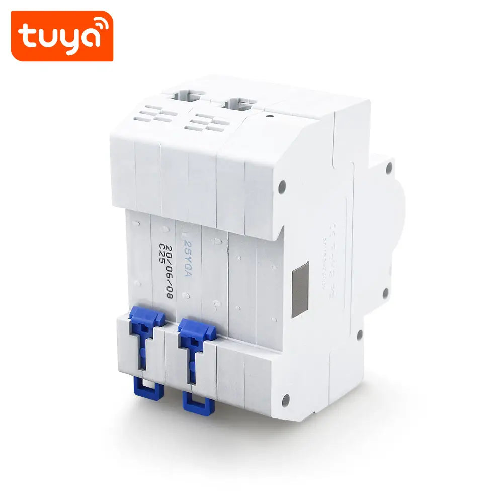 Disjoncteur intelligent Smart Life 2P 32A Wifi pour commutateur de commande à distance Smart Home (Copie)