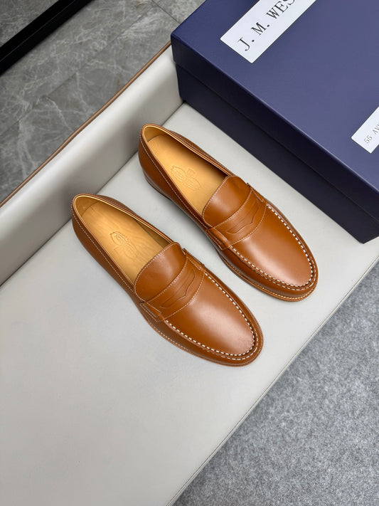Mocassin 180 en cuir marron clair