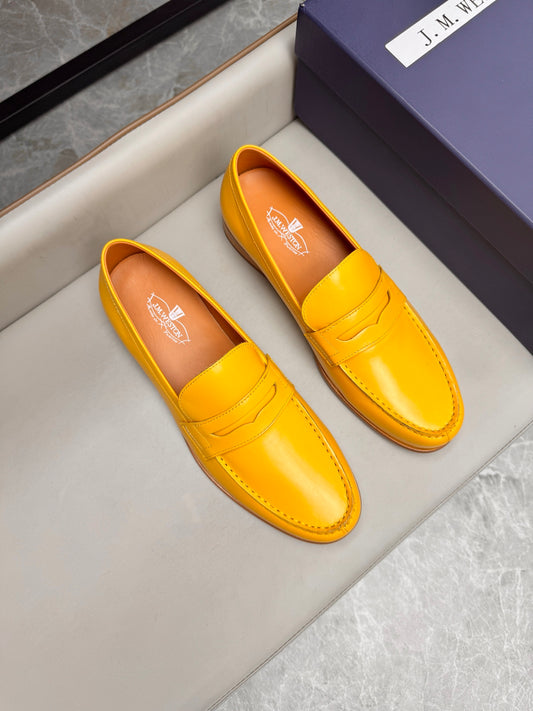Mocassin 180 en cuir jaune