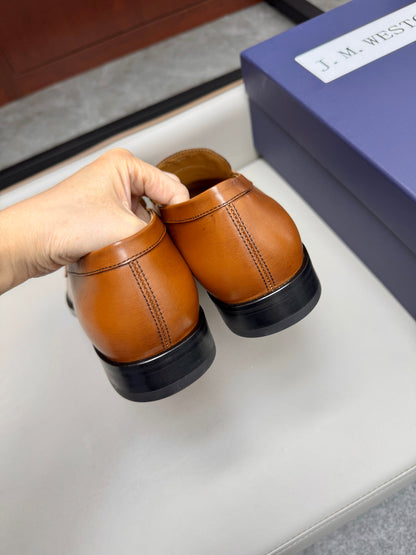 Mocassin 180 en cuir cognac