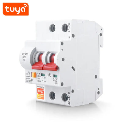 Disjoncteur intelligent Smart Life  2P 32A Wifi pour commutateur de commande à distance Smart Home (Copie)