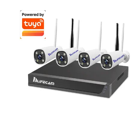 KIT de 4 Camera WIFI avec NVR TuyaSmart