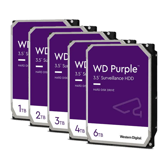 Disque dur HDD 1 To de marque Western Digital pour NVR de caméra de vidéosurveillance