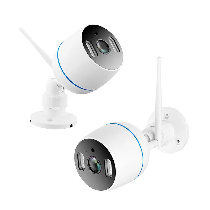 VeeZoom 4 camera IP Wifi + NVR all in one  avec alarme de détection de mouvement avec écran LCD 10,1 pouces
